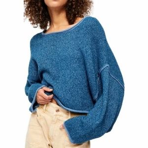 Free People Bardot Drop Shoulder Sweater NWT